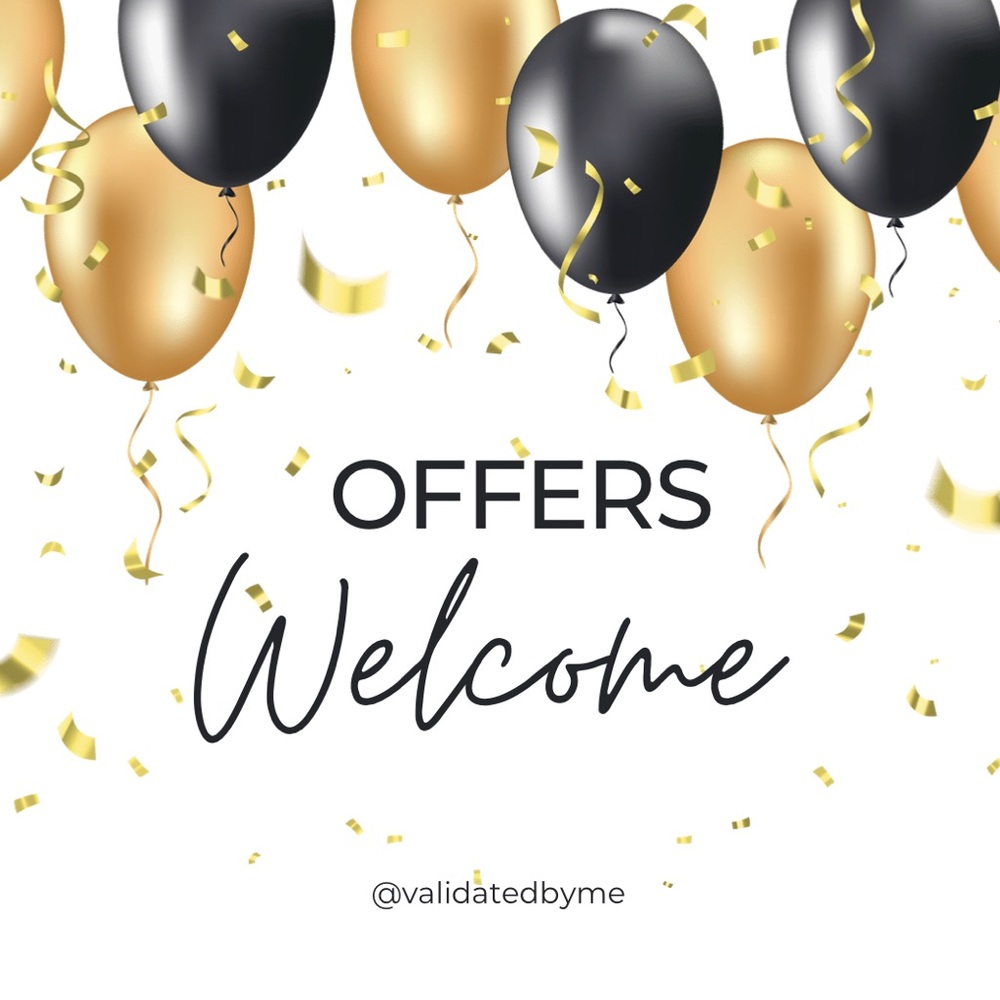 ✨OFFERS WELCOME✨
